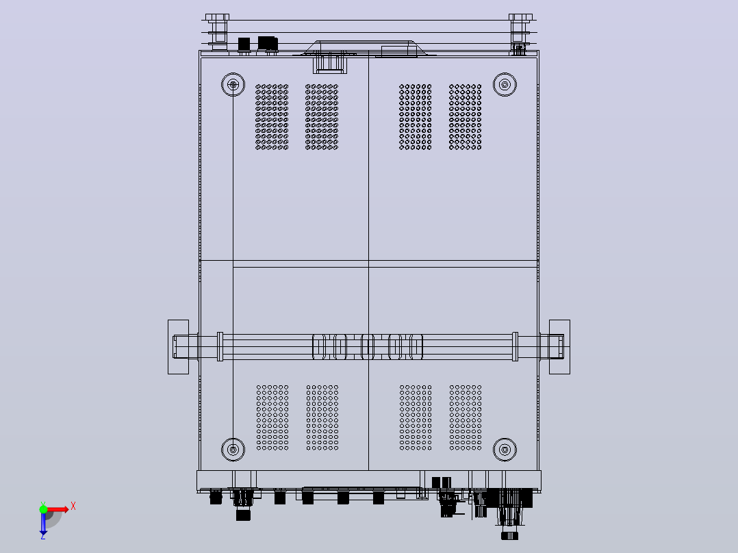 COS6100示波器100MHZ16俯视图