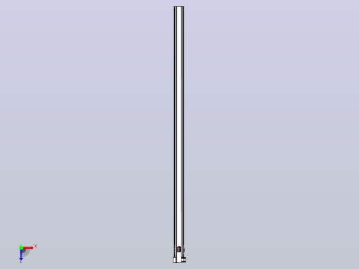 皮带直线轴半封闭可选导轨TPA-HNB-120D-110-L2950-LP-Y-P40-N3俯视缩略图