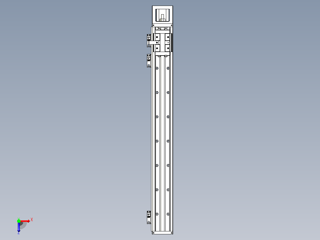 钢基模组TPA-KSR-8610C-840A1-M-F0S2俯视图