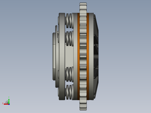 用于轴35mm的安全离合器，链轮Z=30，链条d=15，88 t=25，4 ISO 606-94 KETTEN_FUCHS_Hatorq后视缩略图