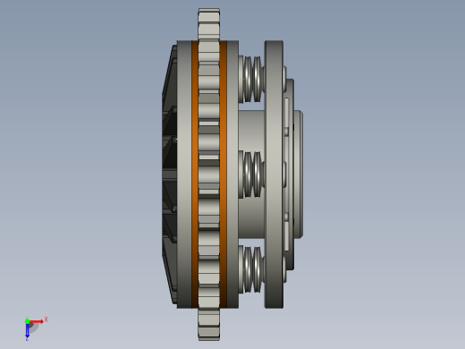 用于轴35mm的安全离合器，链轮Z=30，链条d=15，88 t=25，4 ISO 606-94 KETTEN_FUCHS_Hatorq俯视缩略图