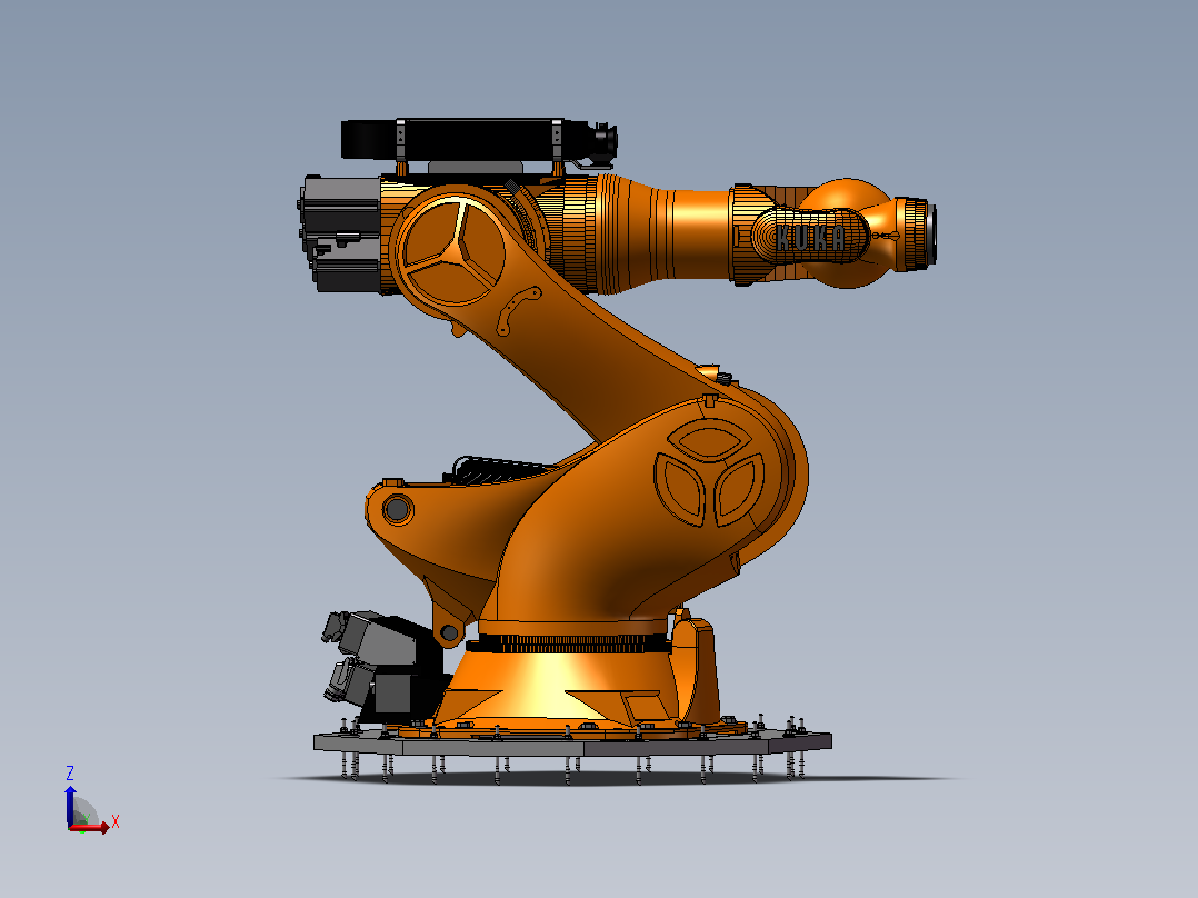 KUKA KR 1000 L750 titan机器人主视图