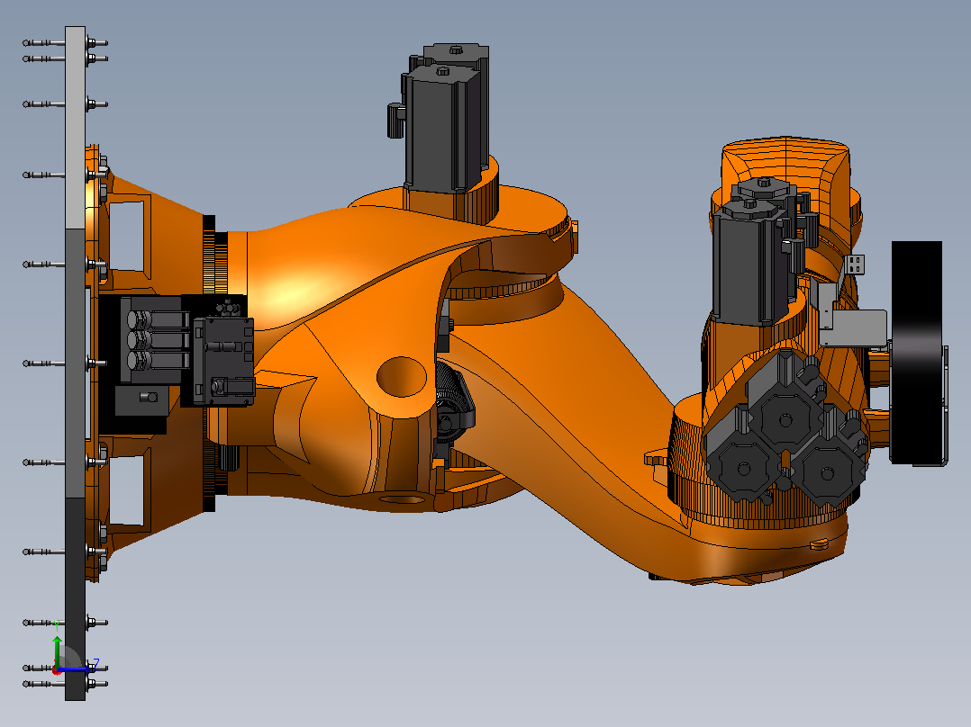 KUKA KR 1000 L750 titan机器人左视图
