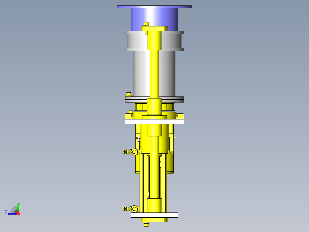 旋转上浮机构右视图
