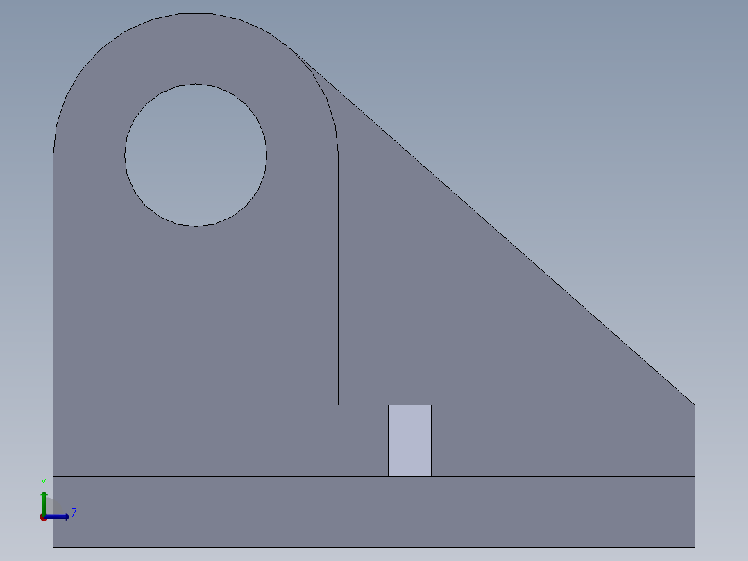 SW建模练习题-practice 68左视图
