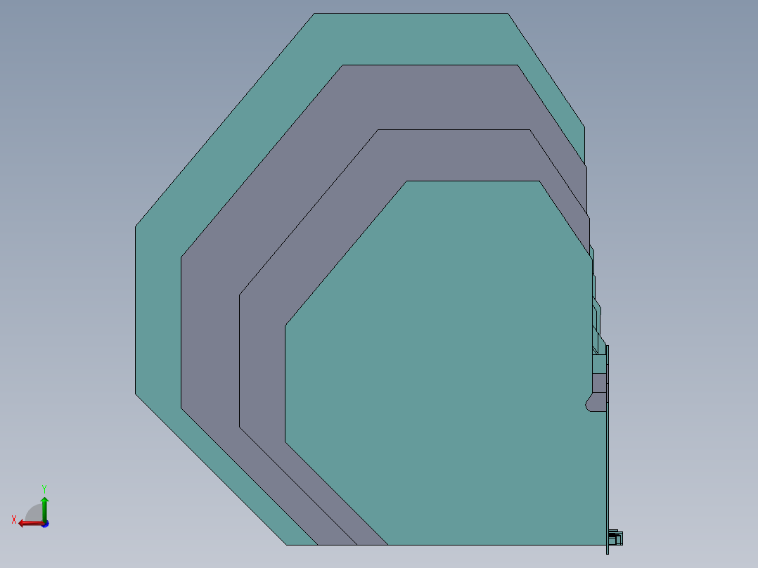 中压离心风机SAB-ZG-Ⅰ系列30款后视图