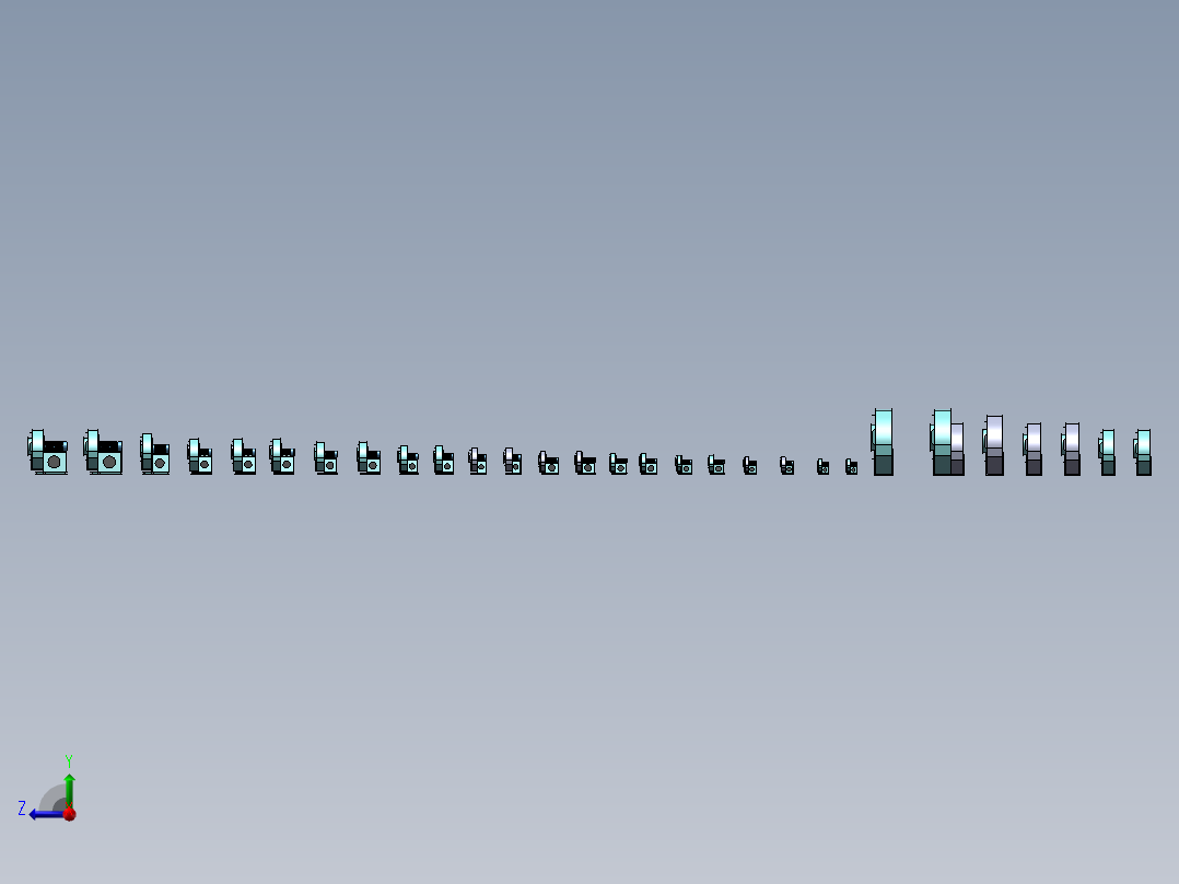 中压离心风机SAB-ZG-Ⅰ系列30款右视图