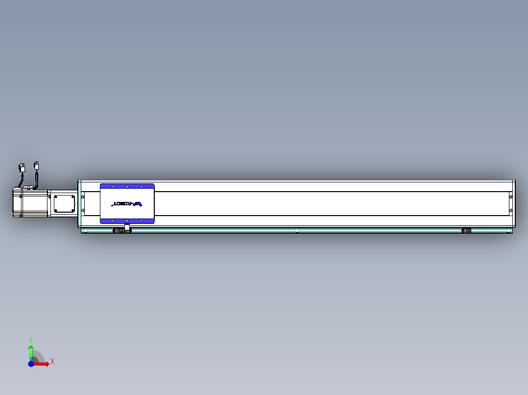 威洛博VC丝杆传动-无尘环境VC14-Lxx-C-S1000-BC-ZP75-C3前视图