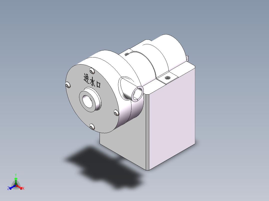 微小型自制水泵723499===30正等轴测图