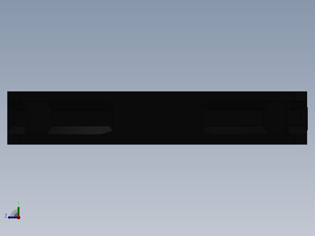 180mm电脑风扇右视图