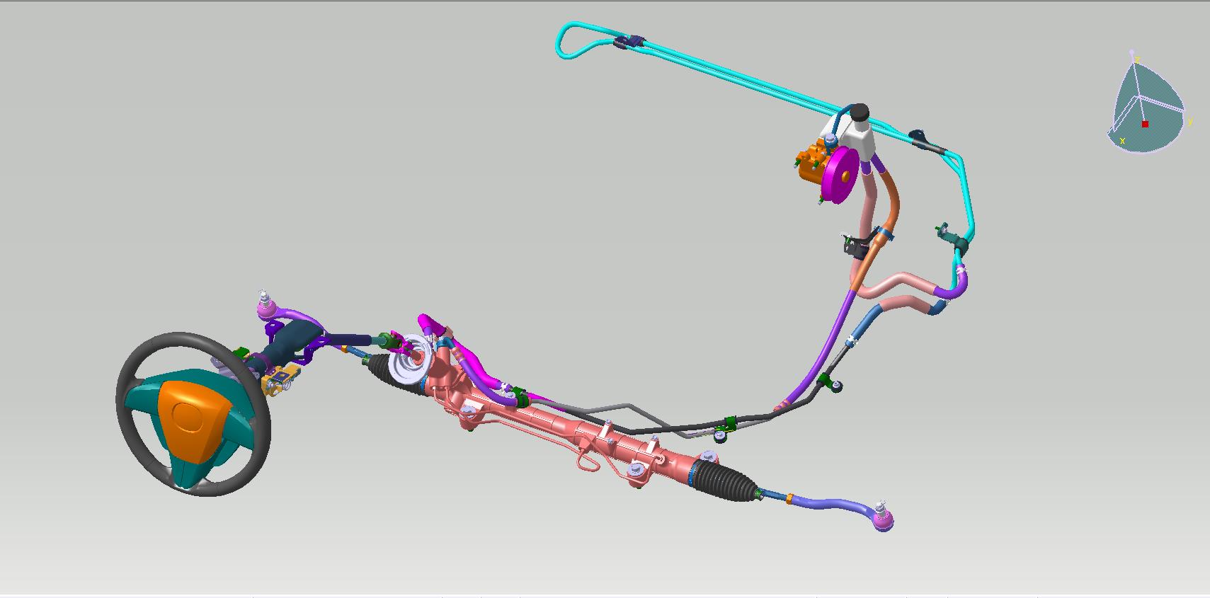 机械式液压助力转向系统HPS设计