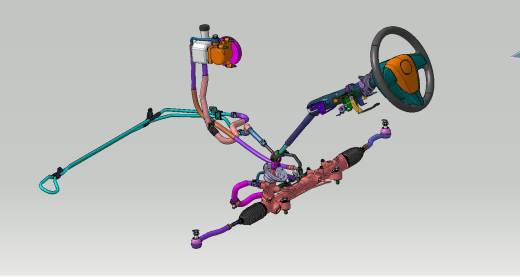 机械式液压助力转向系统HPS设计缩略图
