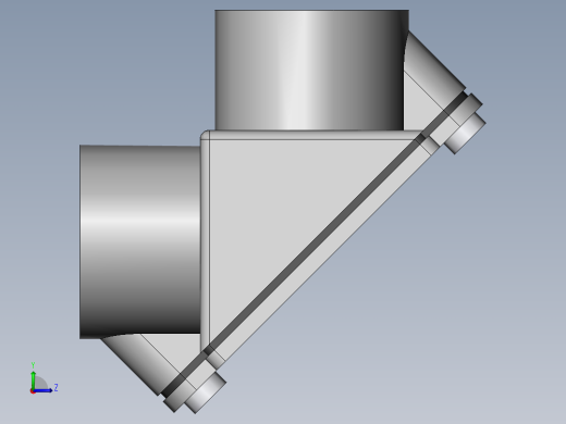 pvc conduit--pull-elbow-90deg左视缩略图