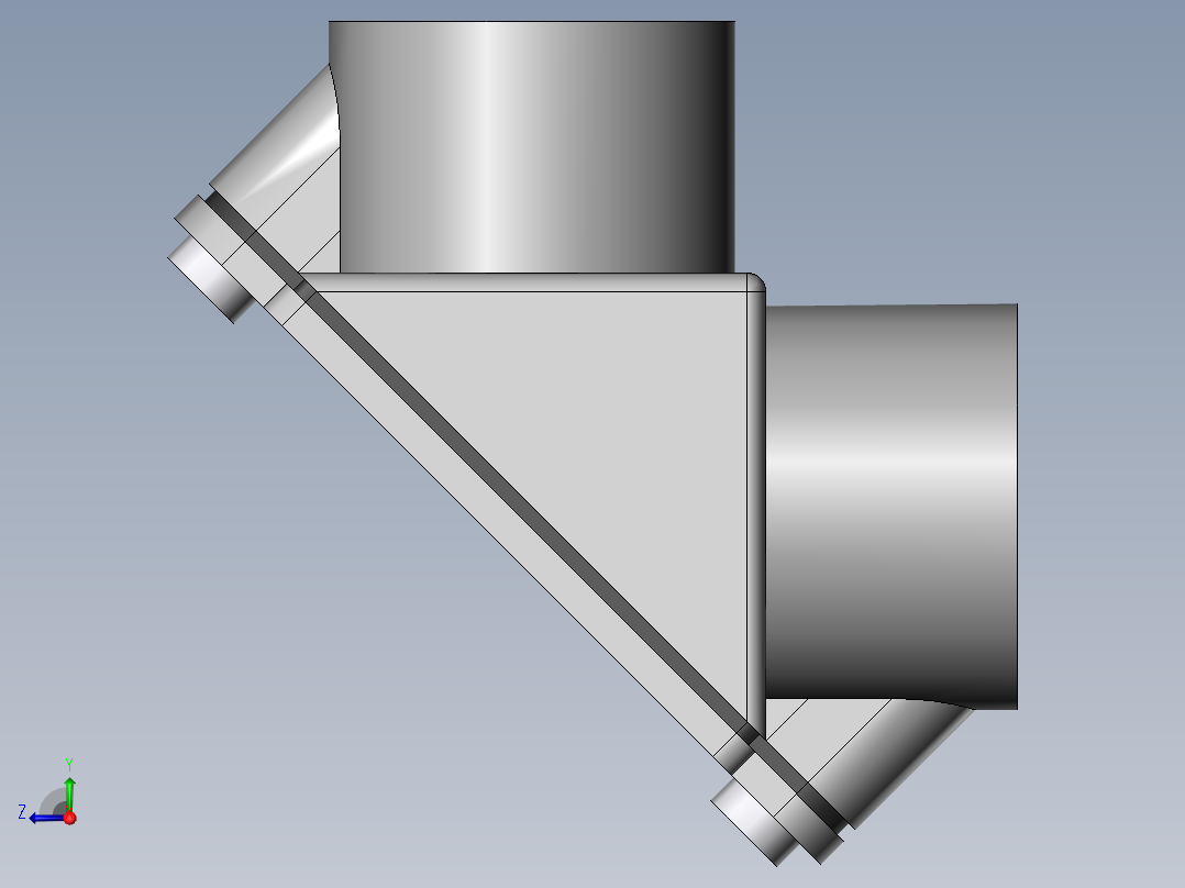 pvc conduit--pull-elbow-90deg右视图