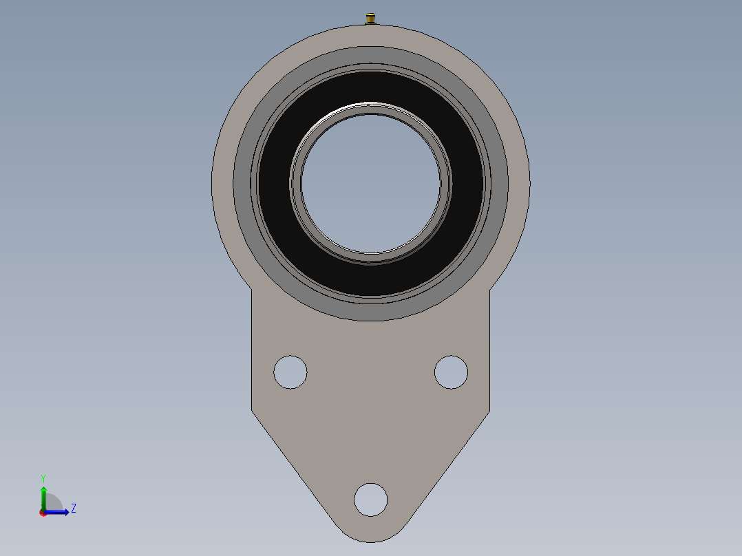 UCFB 带座轴承-SW20后视图