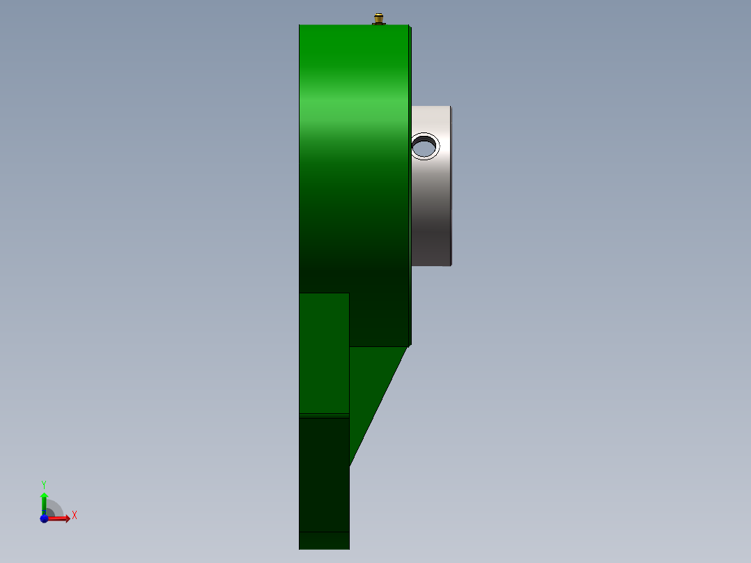 UCFB 带座轴承-SW20左视图