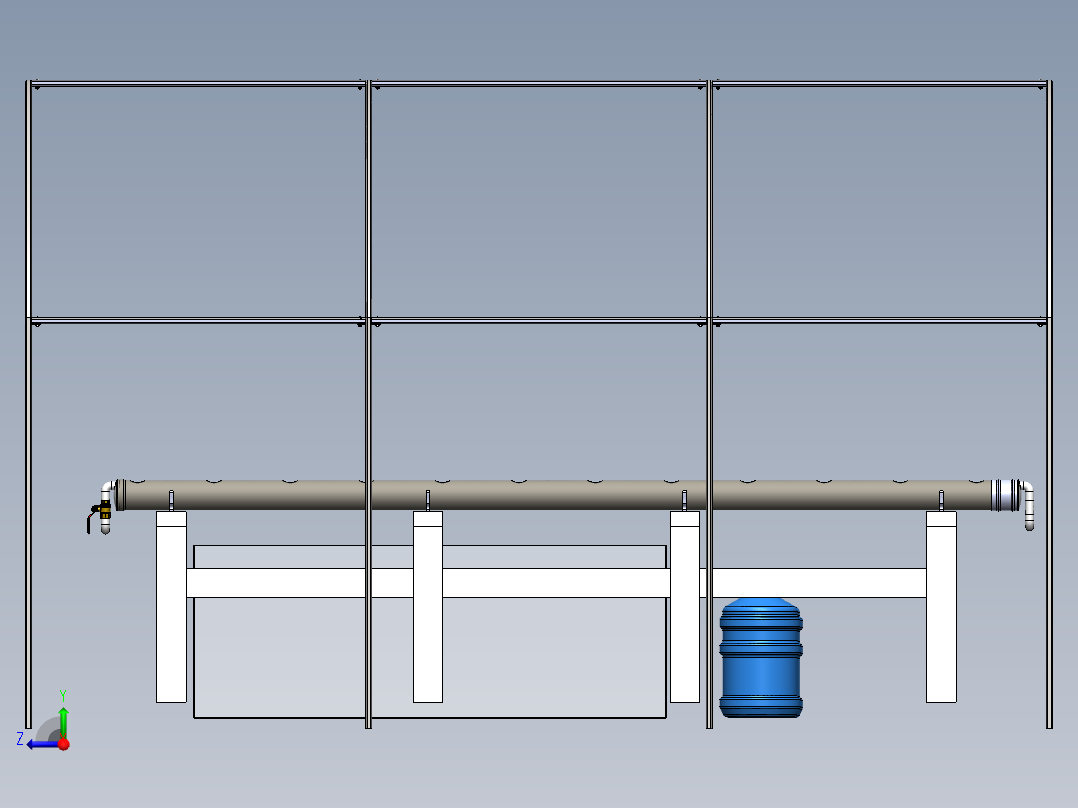 水培法12平方米右视图