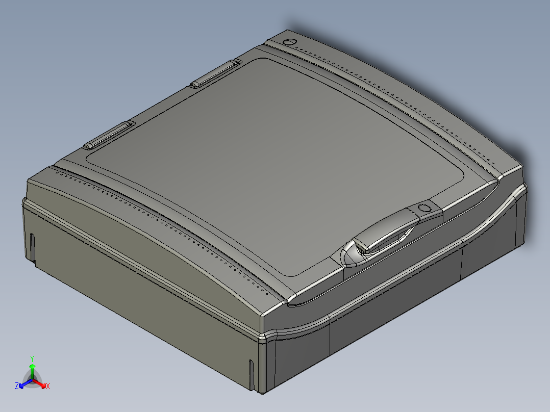 电气柜-85636正等轴测图