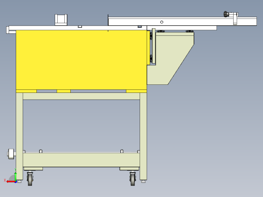 带圆锯和空开的圆台锯工作台后视缩略图