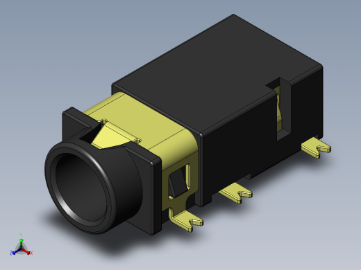 PJ311D (PJ-311D) SMD PCB 安装 3.5mm 音频插孔母插座