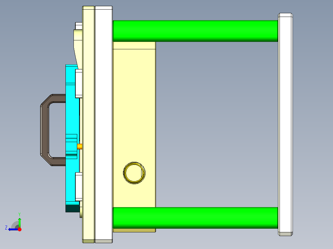 aap10-lcd-cover-al-CNC2笔记本CNC工装夹具三维模型-1110右视图