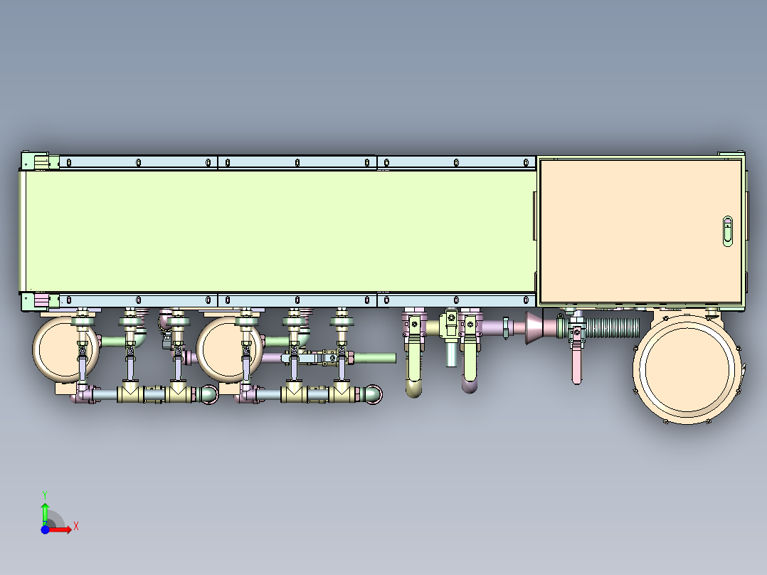 研磨装卸设备step前视图