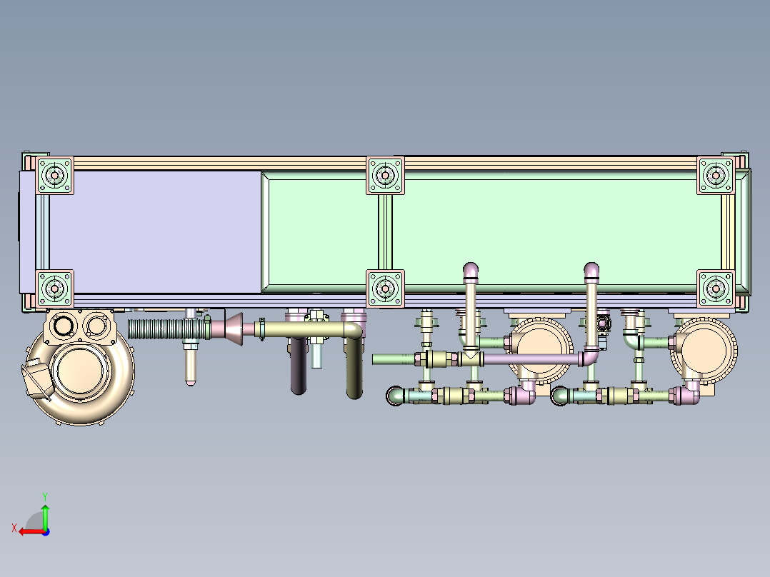 研磨装卸设备step后视图