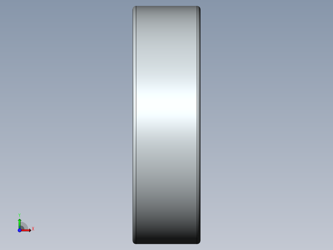 SKF深沟球轴承6004-2Zmmmx前视图