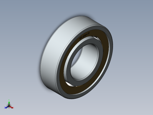 SKF深沟球轴承6004-2Zmmmx正等轴测缩略图