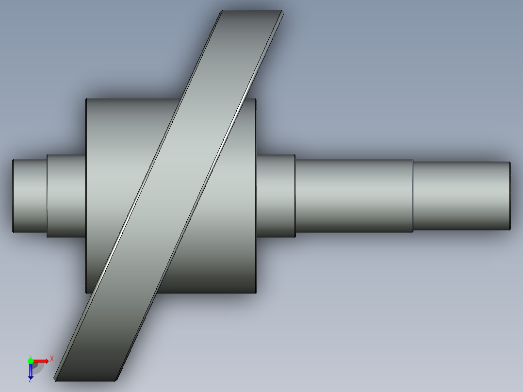 汽车空调压缩机斜盘俯视图