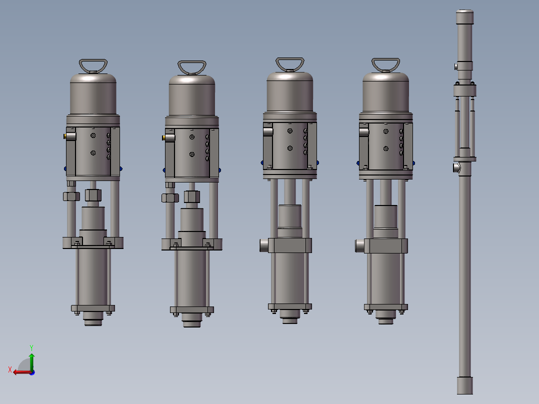 5款比率柱塞泵后视图