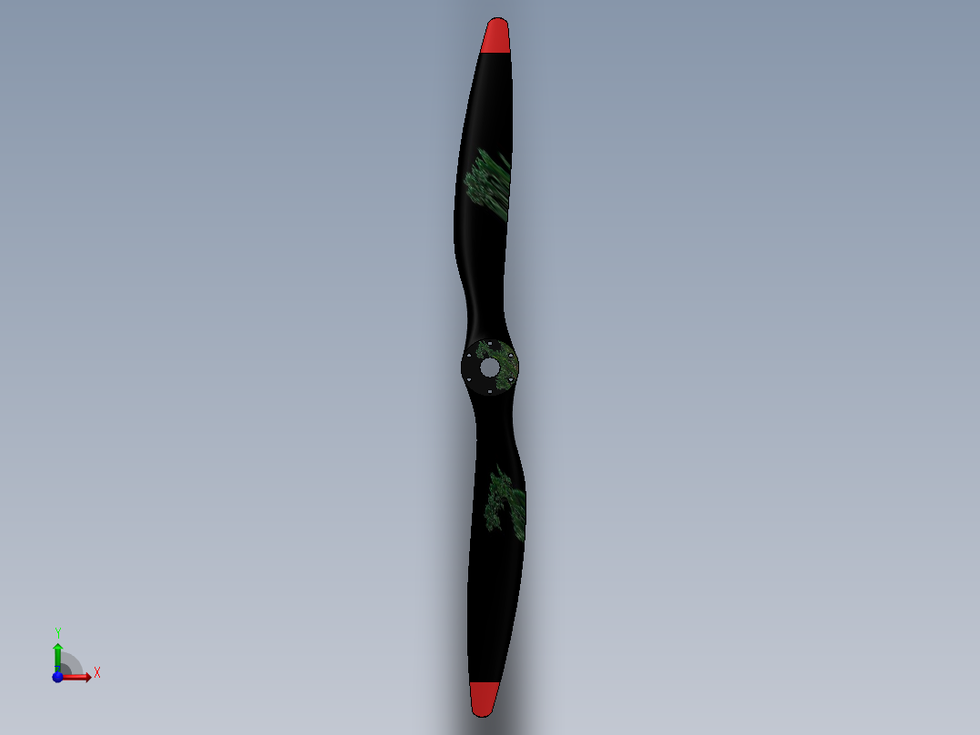 螺旋桨(129)前视图