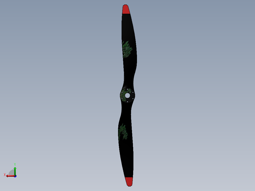 螺旋桨(129)后视图