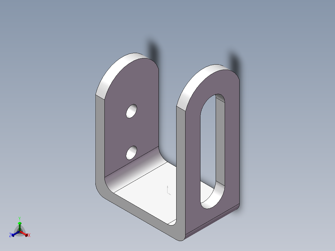 多功能路由器支架正等轴测图