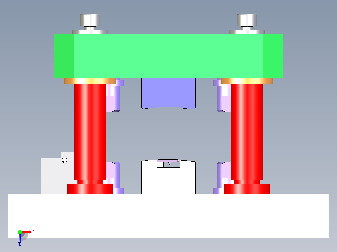 衔铁整线模具俯视图