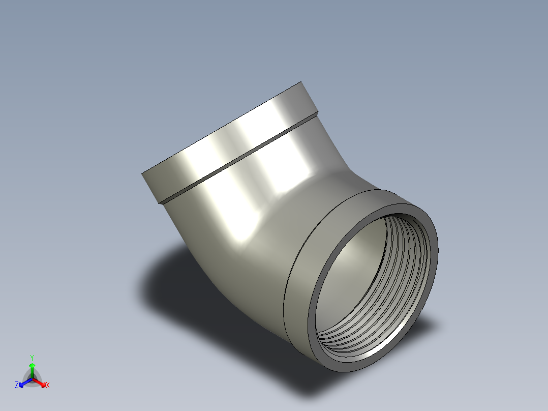螺纹管弯头-45°等径  DN32