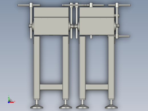重型双排链滚筒输送机前视缩略图
