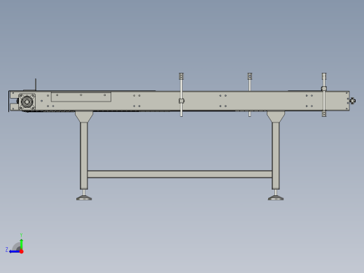 重型双排链滚筒输送机右视缩略图