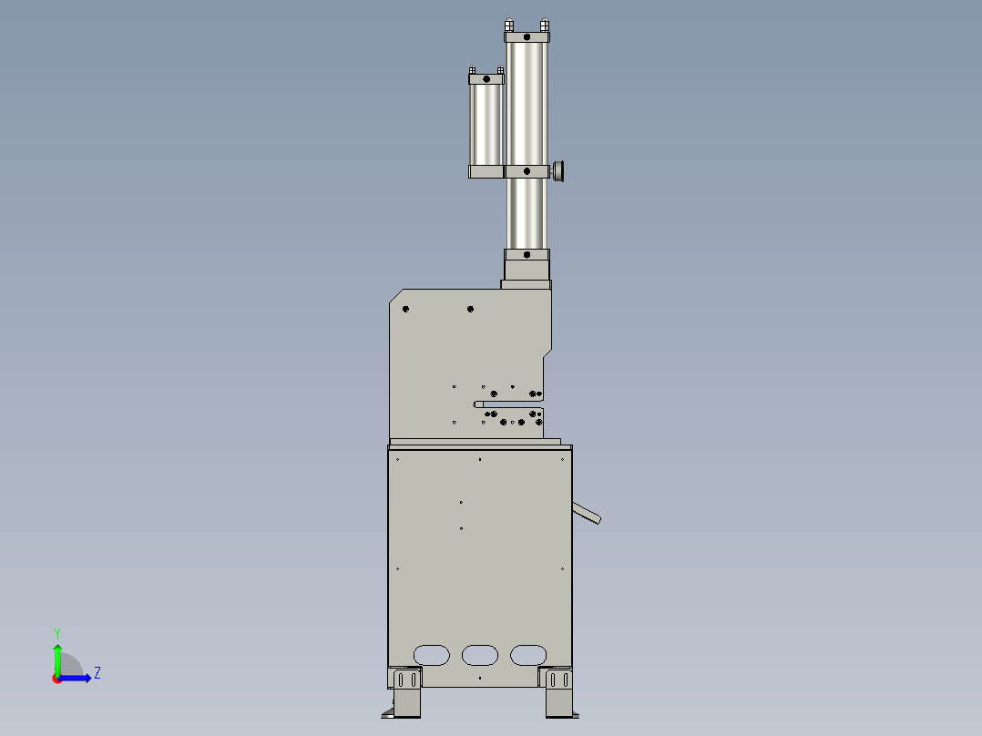 HW冲孔组A900(辛格林)左视图