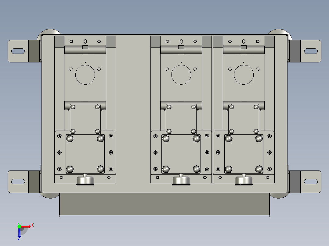 HW冲孔组A900(辛格林)俯视图