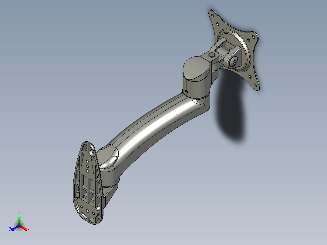 显示器支架-水平多关节型WHBWHB主视图