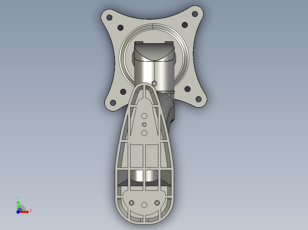 显示器支架-水平多关节型WHBWHB前视图