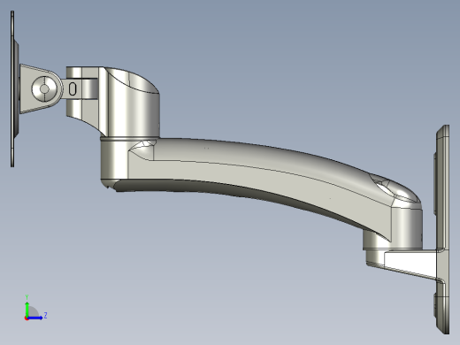 显示器支架-水平多关节型WHBWHB左视缩略图