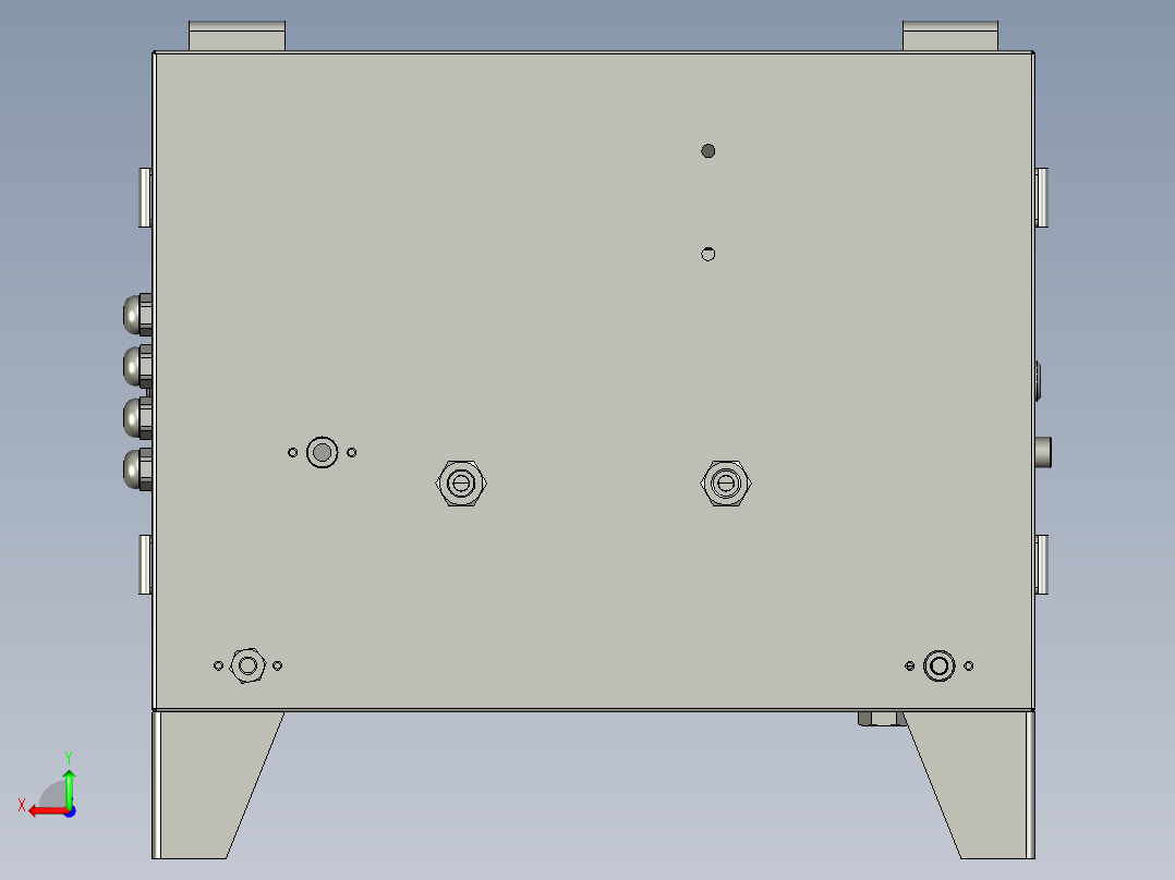 矿浆PH检测装置后视图