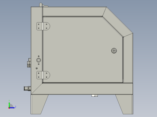 矿浆PH检测装置左视缩略图