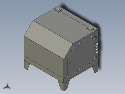 矿浆PH检测装置正等轴测缩略图