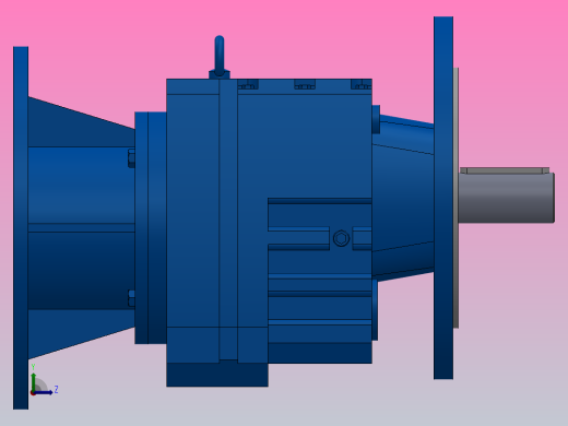 RF67ZP斜齿轮减速机RF67-4.29-M1-P112-Φ250左视缩略图