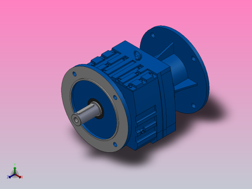 RF67ZP斜齿轮减速机RF67-4.29-M1-P112-Φ250正等轴测缩略图