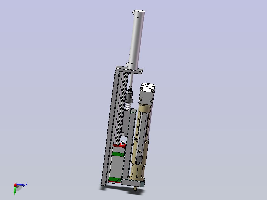 螺丝枪组件主视图
