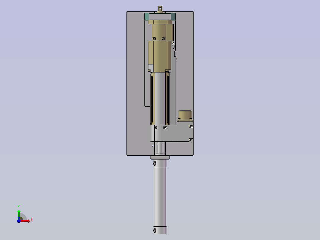 螺丝枪组件前视图